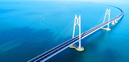 Become the material supplier of Zhuhai Hong Kong-Zhuhai-Macao Bridge project